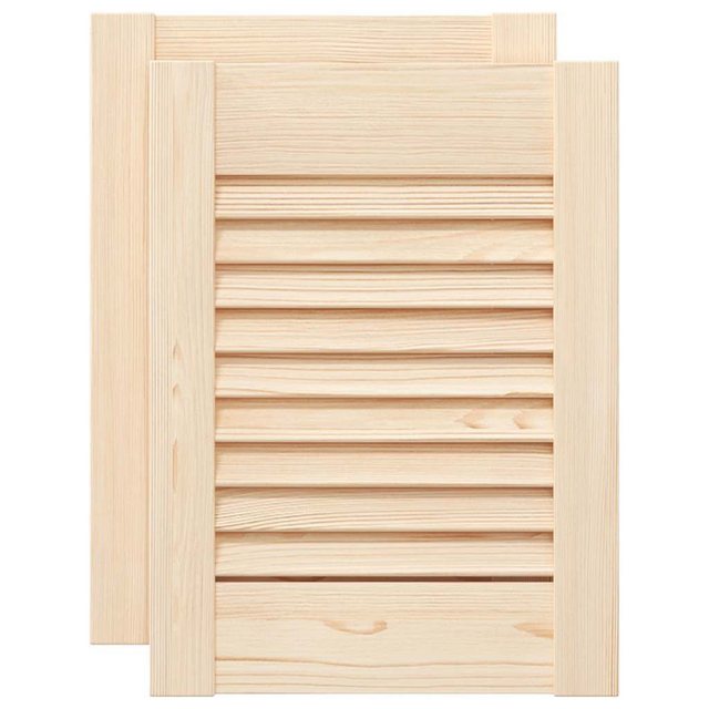 vidaXL Mehrzweckschrank Schranktüren Lamellen-Design 2 Stk 39,5x29,5cm Mass günstig online kaufen