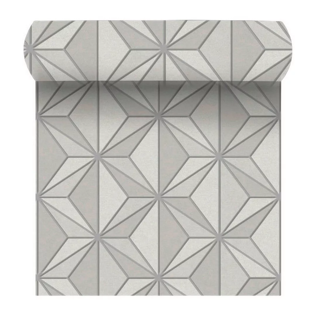 Erfurt Vliestapete Eco Deco Geostar Grey FSC® günstig online kaufen