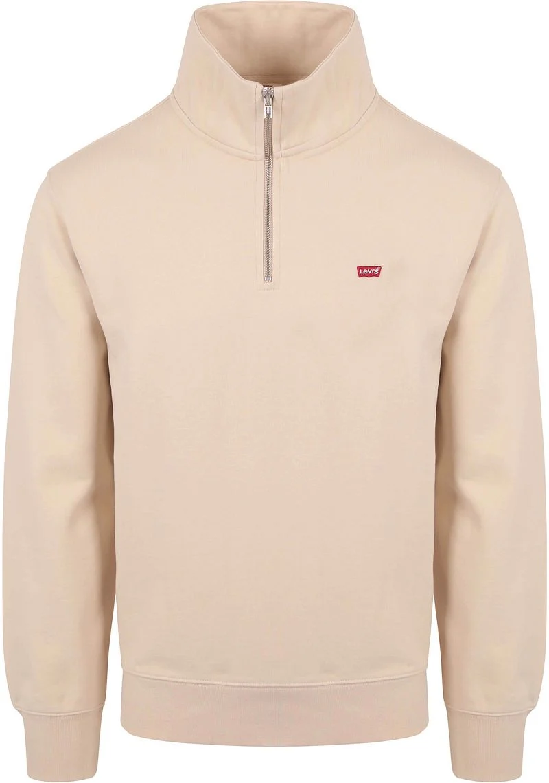 Levi's Sweater Half Zip Ecru - Größe XL günstig online kaufen