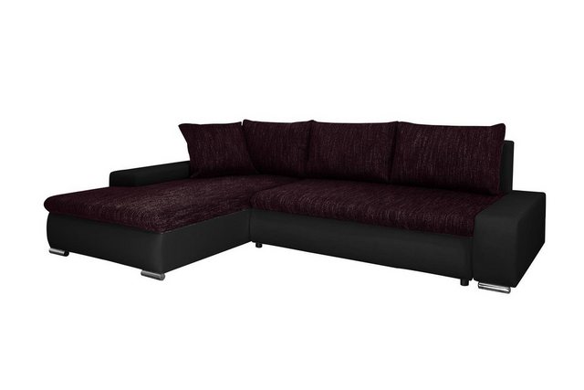 Beautysofa Polsterecke Teo, L-Form Ecke Spfa Relaxcouch, Polsterecke mit Sc günstig online kaufen