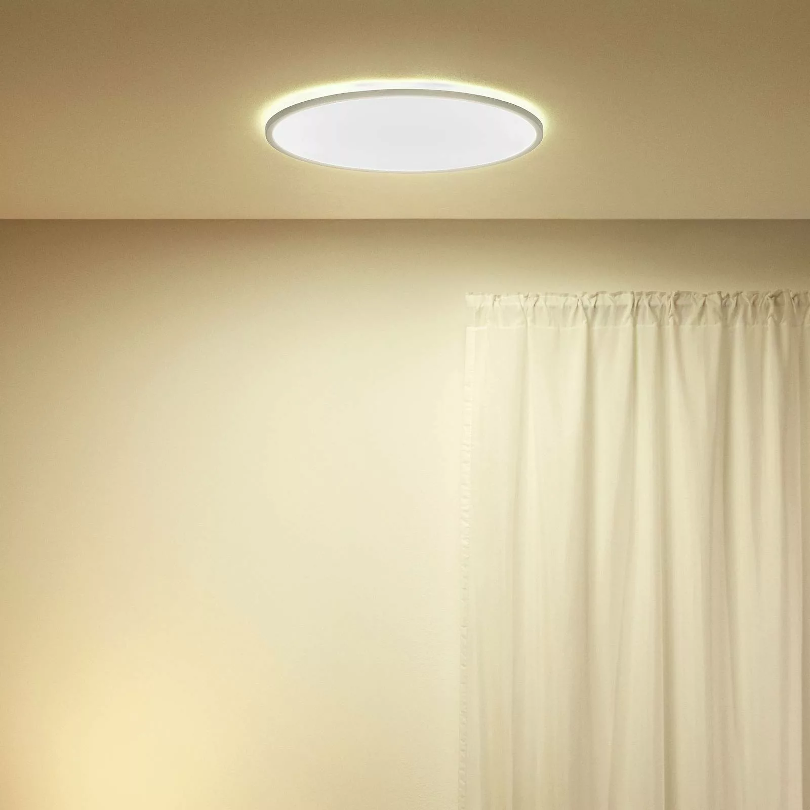 WiZ SuperSlim LED-Deckenleuchte CCT Ø55cm weiß günstig online kaufen