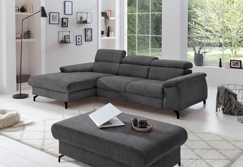 COTTA Ecksofa "Kitty L-Form", Modern, L-Form, Bodenfreiheit 12,5 cm günstig online kaufen