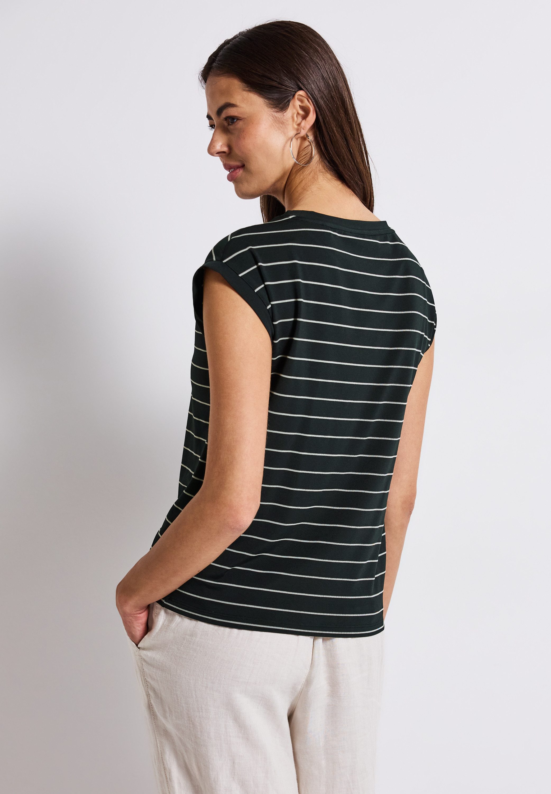 STREET ONE T-Shirt, im Streifendesign günstig online kaufen