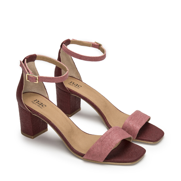 Nae Margot Piñatex Bordeaux - Vegane Damensandalen günstig online kaufen