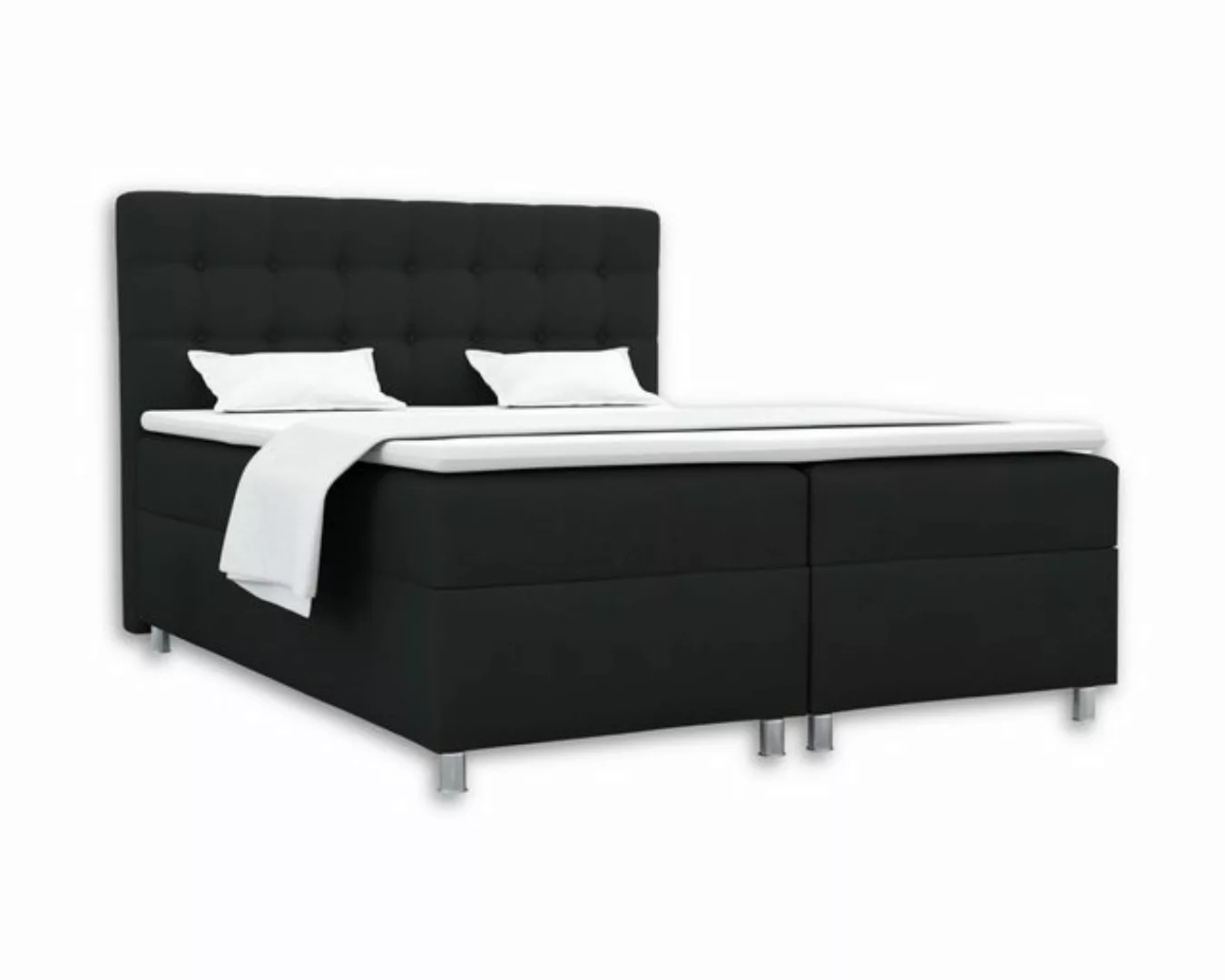 Deine Möbel 24 Boxspringbett BRILL Komplettbett inkl. Bonellfederkernmatrat günstig online kaufen