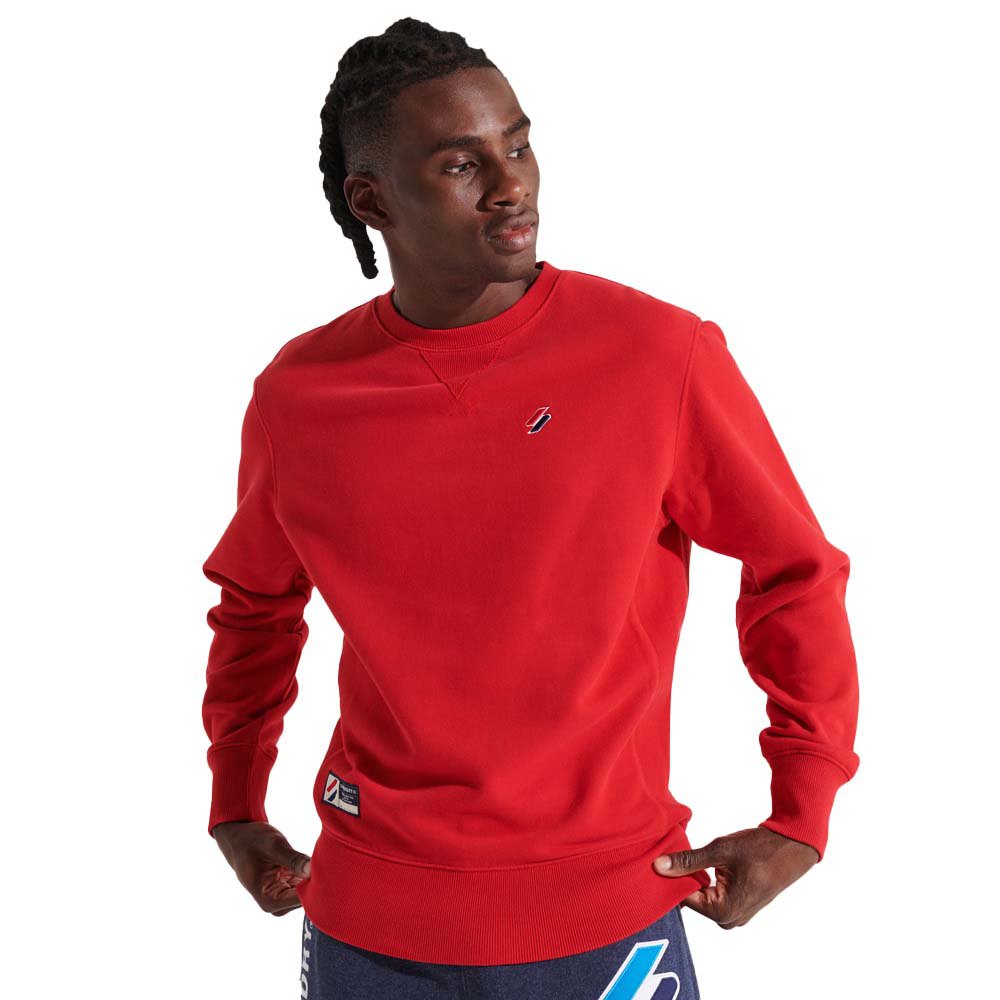 Superdry Code Sl Essential Crew Pullover 2XL Risk Red günstig online kaufen