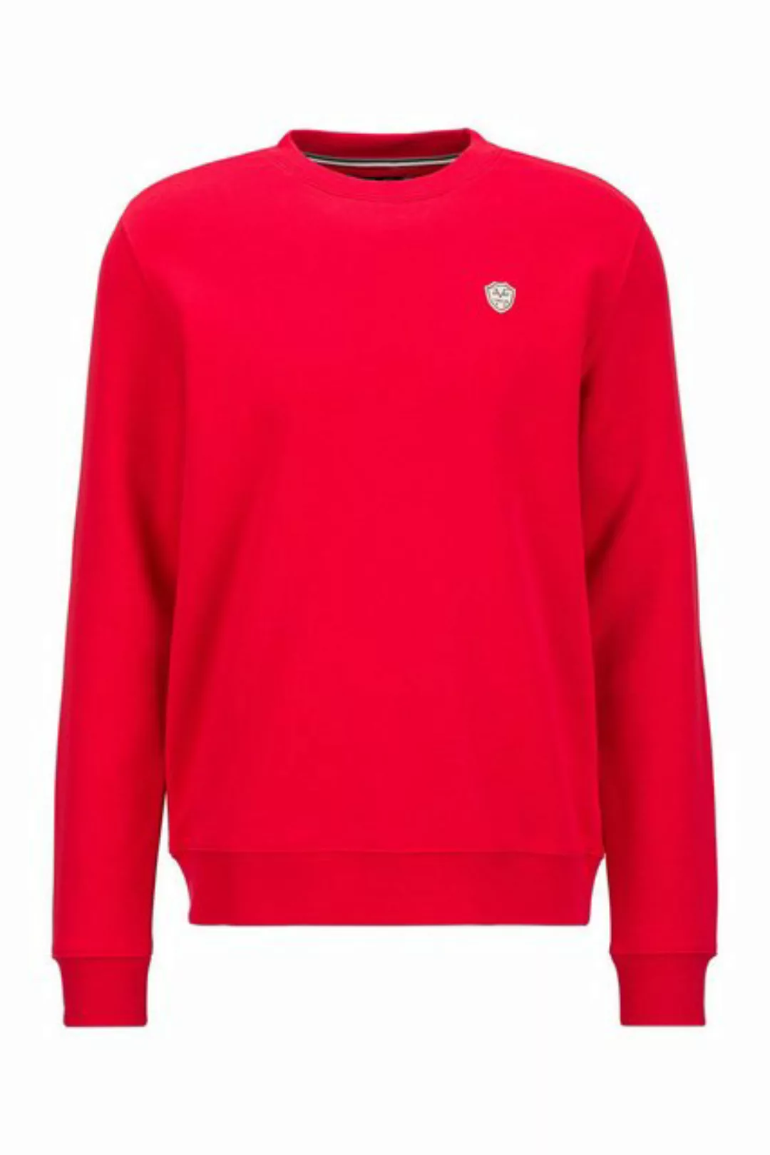 19V69 ITALIA Sweater NICO Klassischer Herren-Pullover mit dezentem Brust-Lo günstig online kaufen