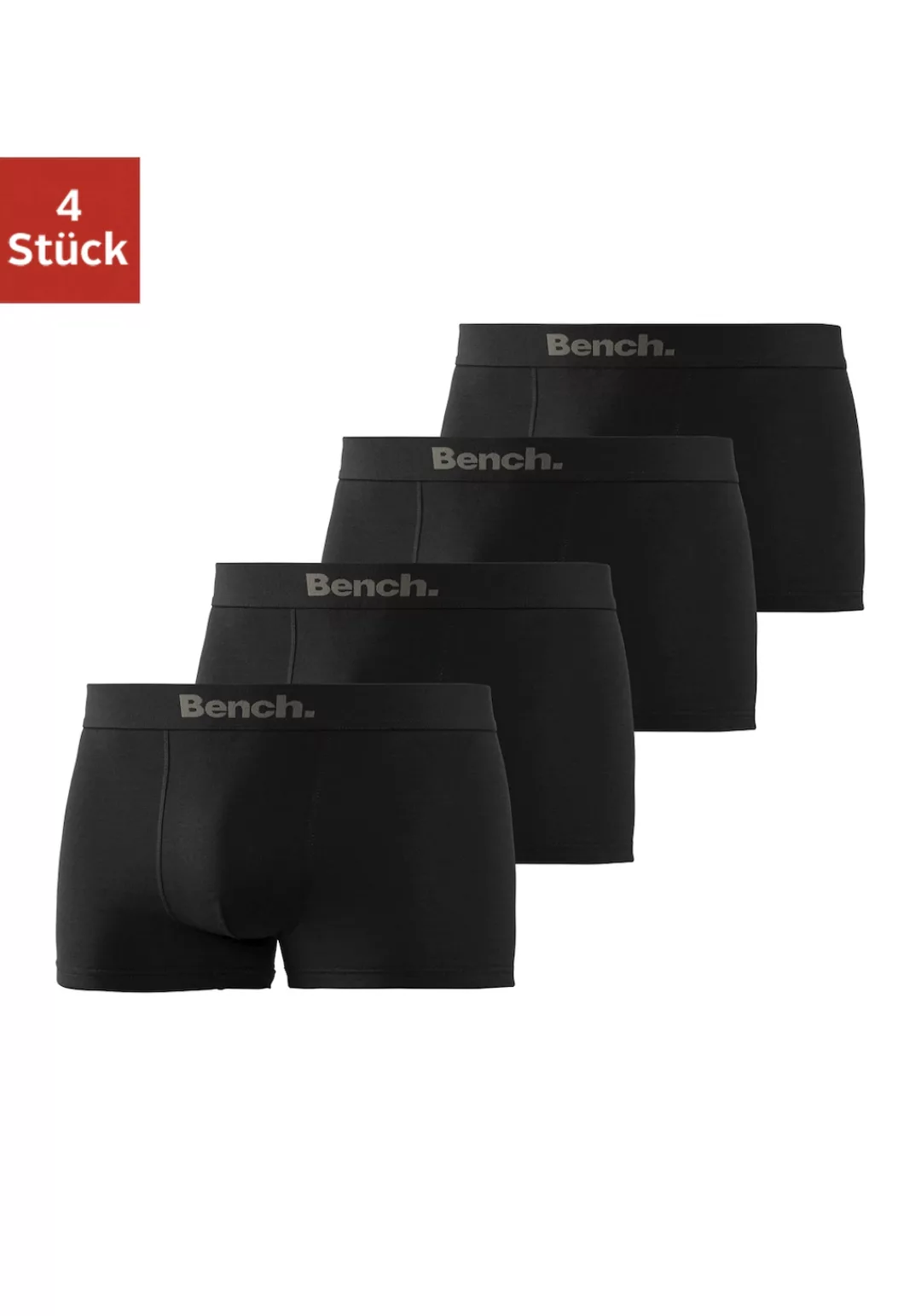 Bench. Boxer "Boxershorts für Herren", (Packung, 4 St.), aus Baumwoll-Mix günstig online kaufen