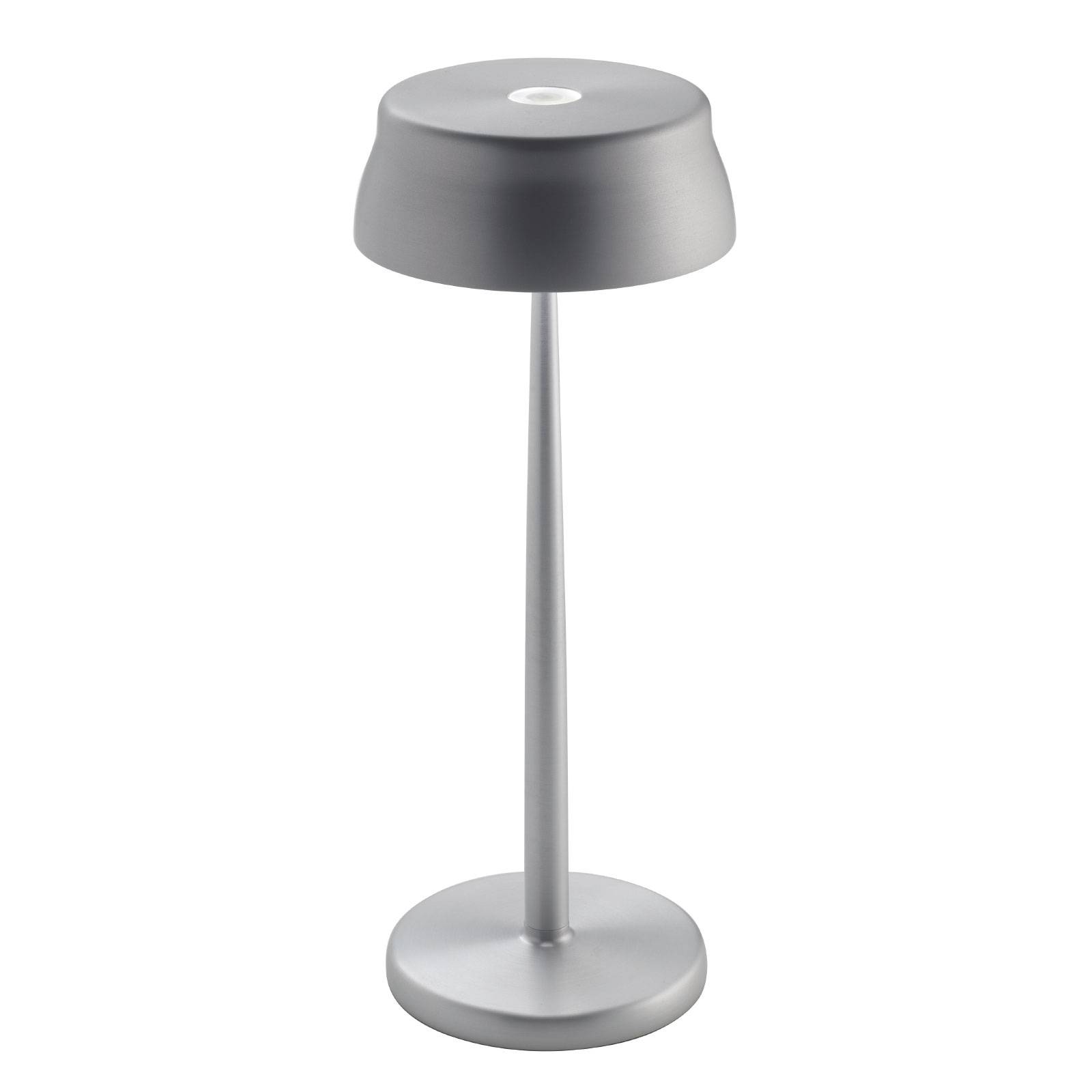 Zafferano LED-Akku-Tischlampe Sister Light, alufarben, CCT günstig online kaufen