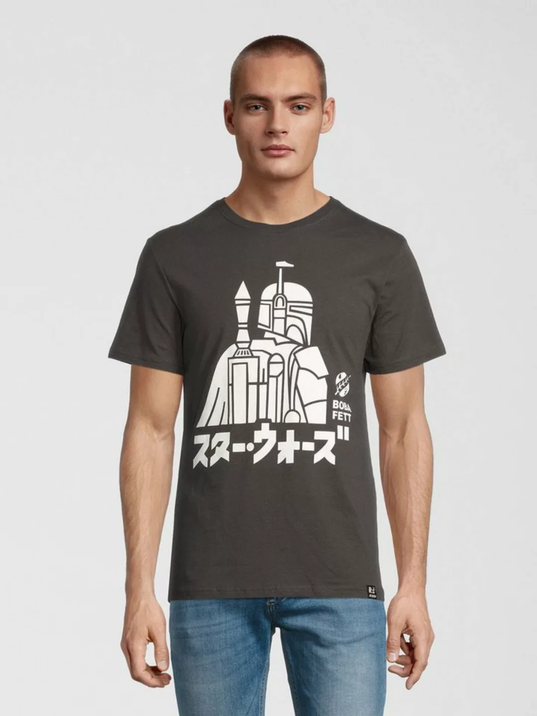 Recovered T-Shirt Star Wars Boba Fett Japanese GOTS zertifizierte Bio-Baumw günstig online kaufen