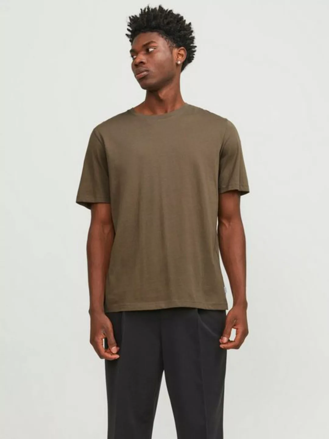 Jack & Jones Rundhalsshirt JJEORGANIC BASIC TEE SS O-NECK NOOS mit Rundhals günstig online kaufen