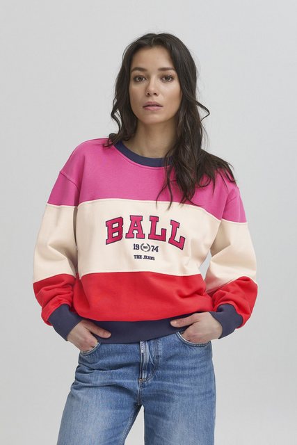 BALL Rundhalspullover BAMONTANA SWEAT rundhalspullover mit Stickerei günstig online kaufen