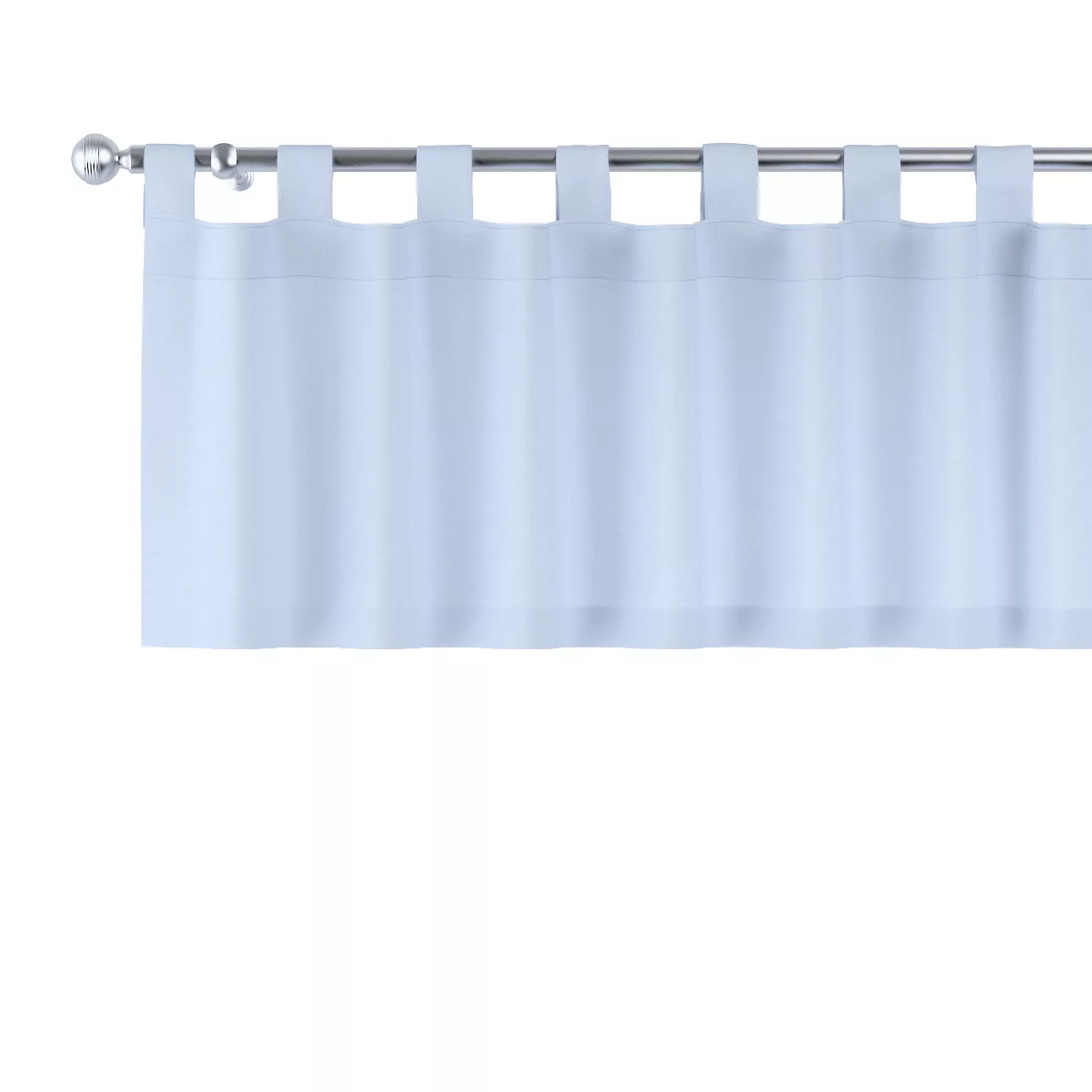 Kurzgardine mit Schlaufen, hellblau, 130 x 40 cm, Loneta (133-35) günstig online kaufen