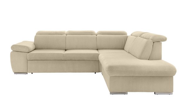 luma-home Ecksofa 17216, mit Bettfunktion und Bettkasten, 283x228 cm, mit K günstig online kaufen