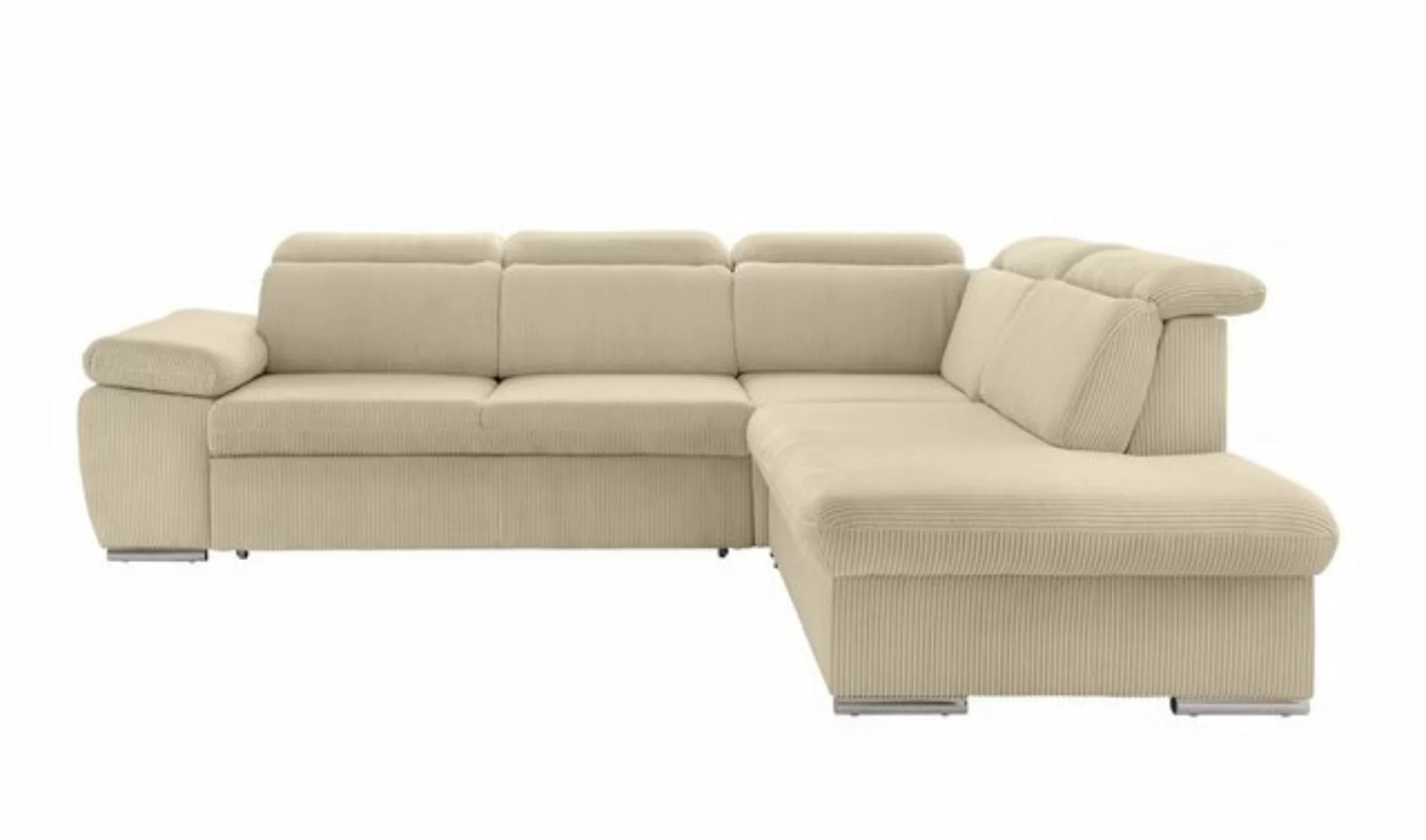 luma-home Ecksofa 17216, mit Bettfunktion und Bettkasten, 283x228 cm, mit K günstig online kaufen