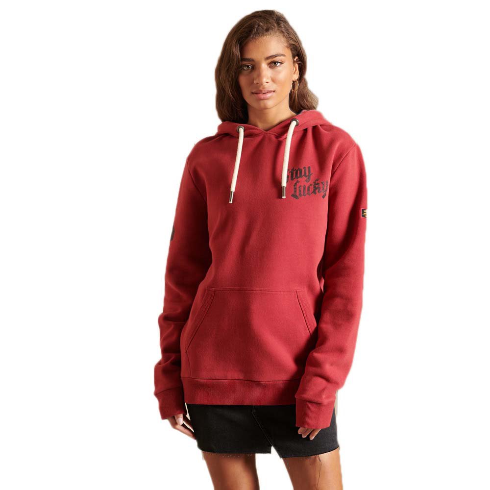 Superdry Oversized Mountain Crew Pullover M Rhubarb günstig online kaufen