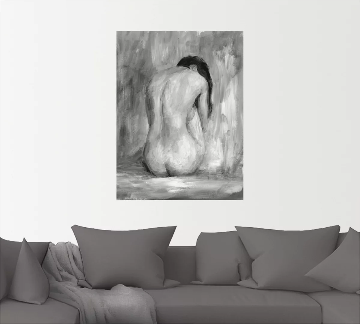 Artland Wandbild »Figur in schwarz & weiß II«, Frau, (1 St.) günstig online kaufen