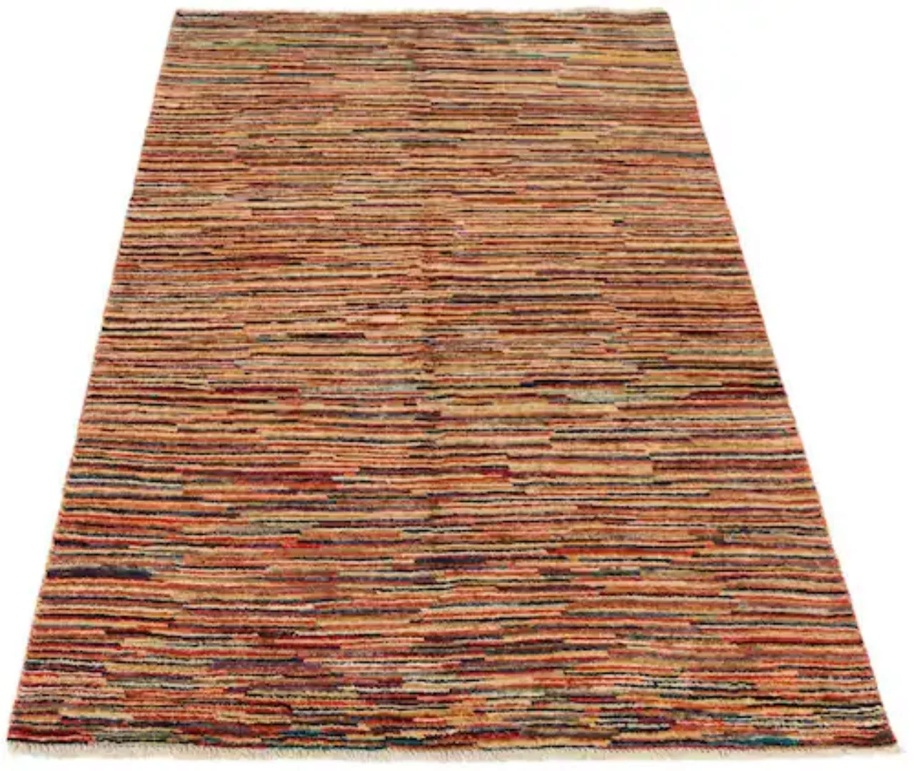 morgenland Wollteppich »Streifen Multicolore 185 x 116 cm«, rechteckig günstig online kaufen