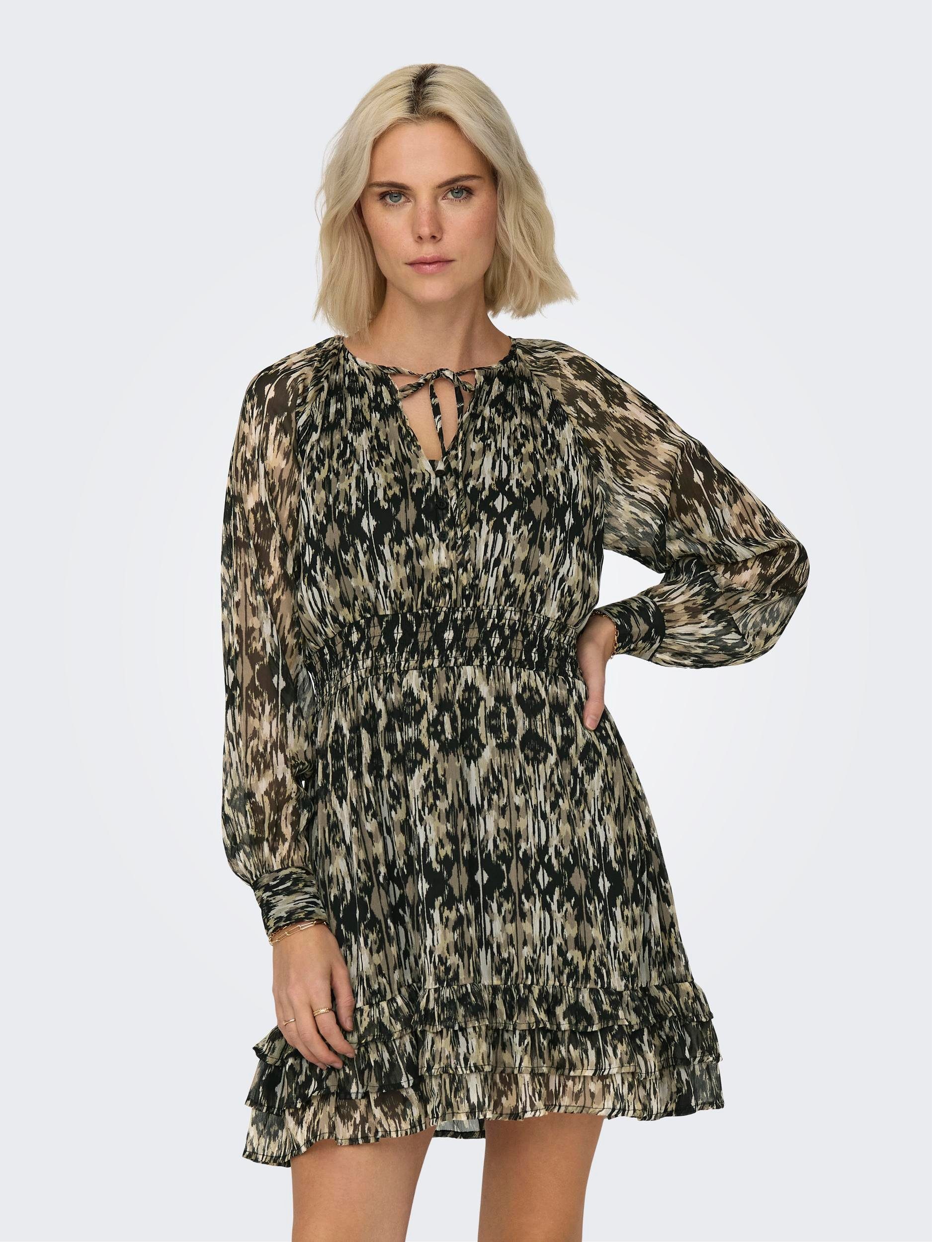 ONLY Minikleid ONLVIVA LIFE L/S LAYER günstig online kaufen