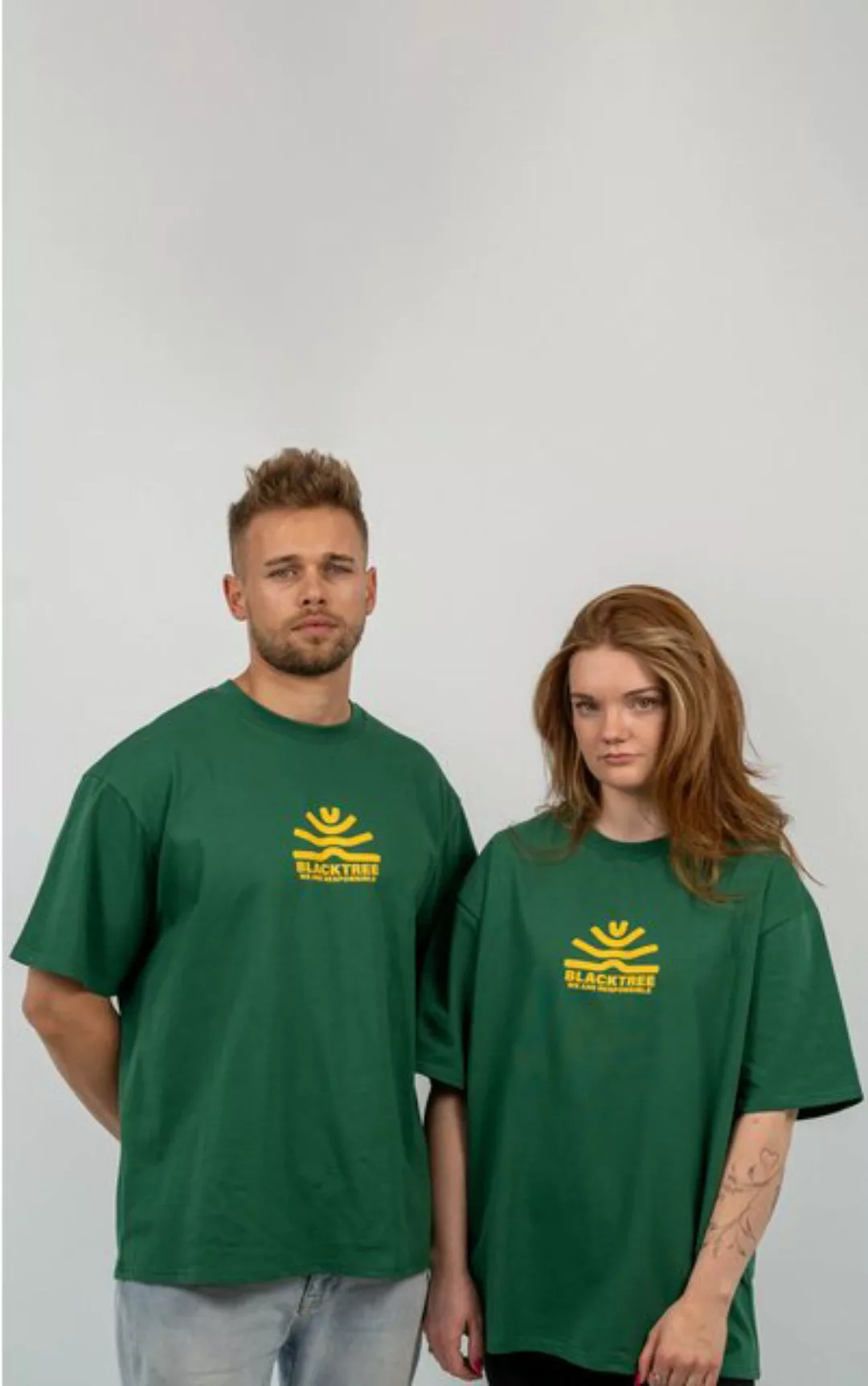 Black Tree T-Shirt Shirt - Oversize - Unisex - Premium Qualität - Bio-Baumw günstig online kaufen