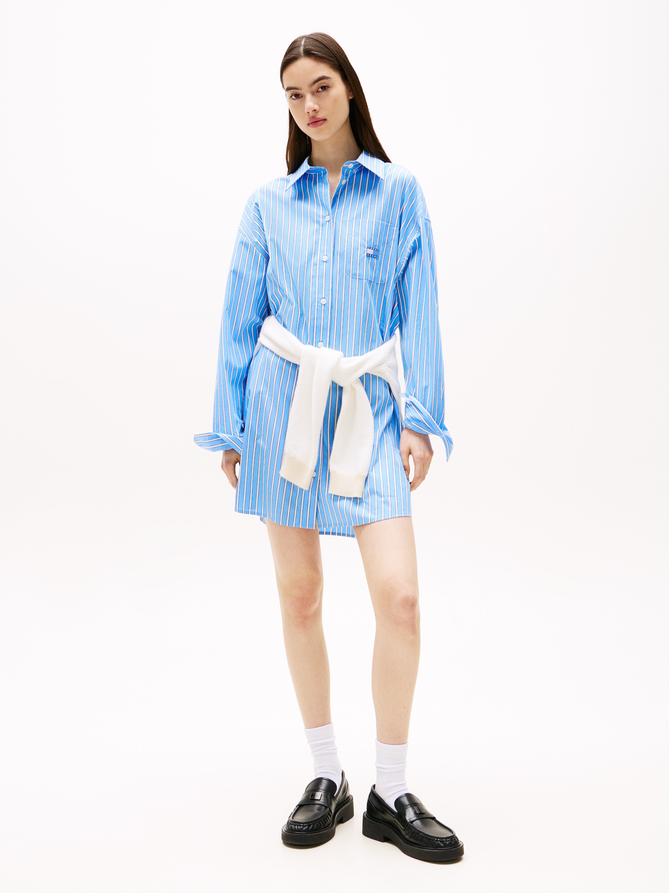 Tommy Jeans Hemdblusenkleid "TJW OVS MINI SHIRT DRESS EXT" günstig online kaufen