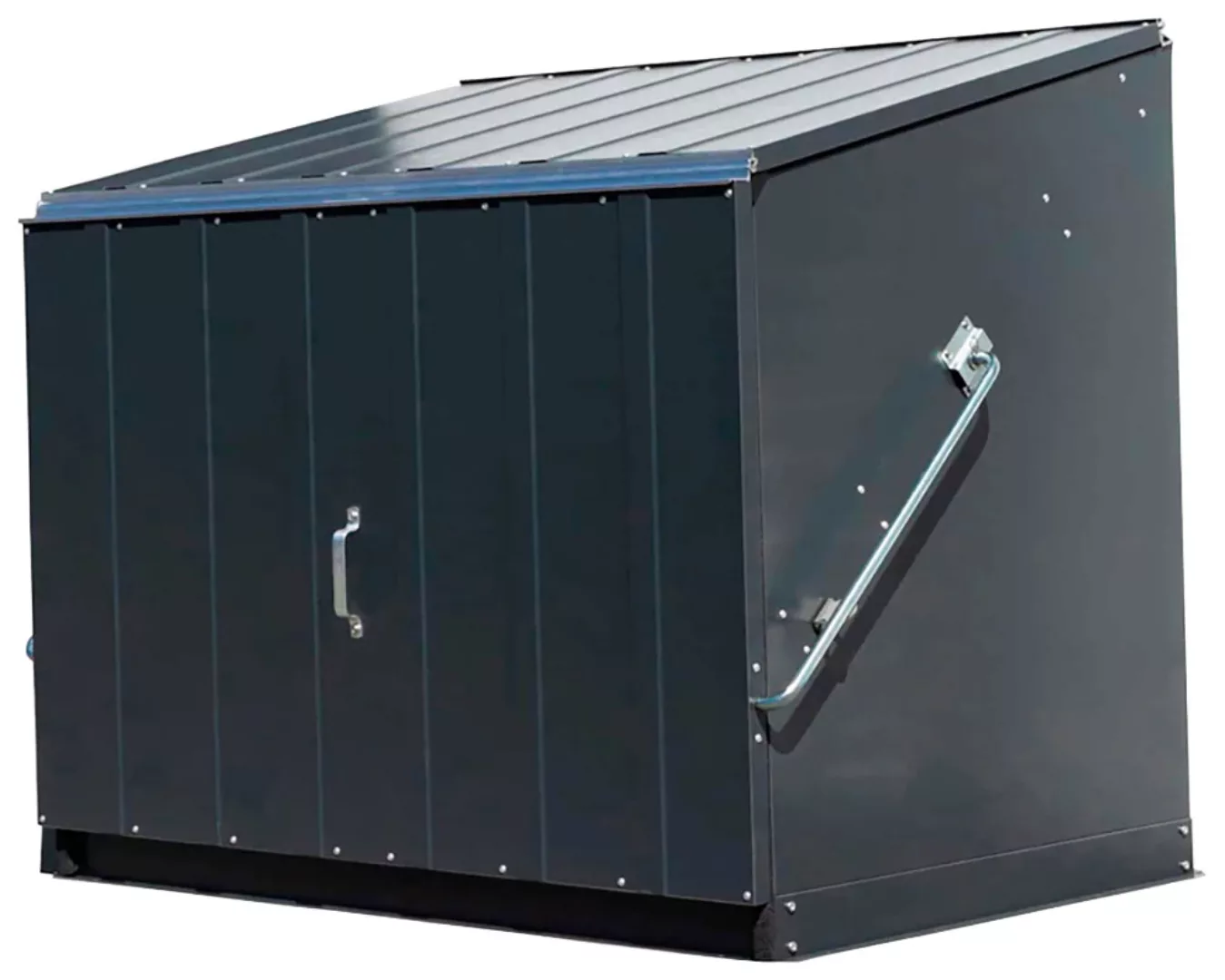 Trimetals Fahrradbox "Stowaway", Mülltonnenbox für 2x240 l, Stahl, (BxTxH): günstig online kaufen
