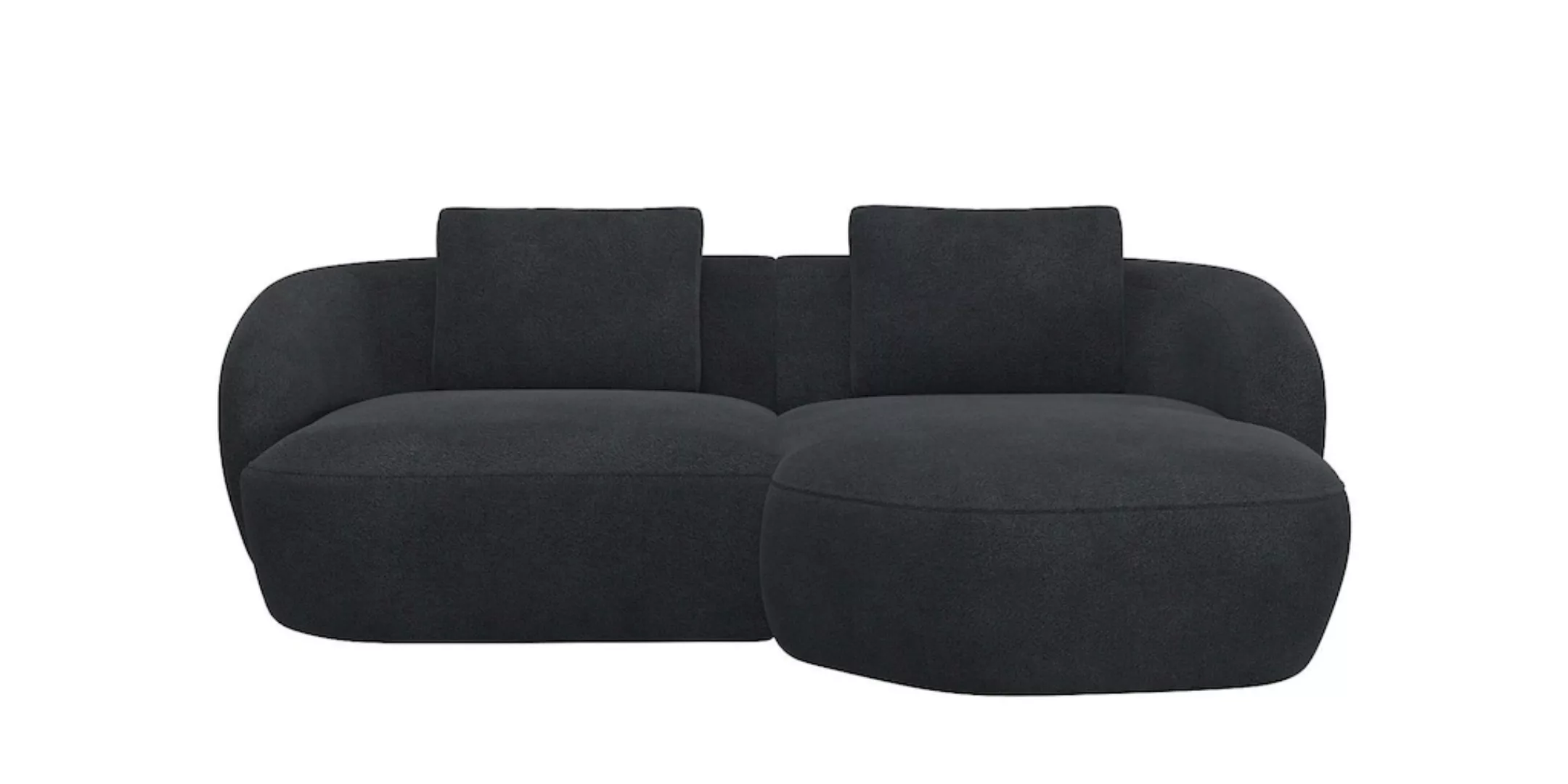 FLEXLUX Wohnlandschaft "Torino, rund, L-Form, Sofa-Ecke mit Recamiere, Long günstig online kaufen