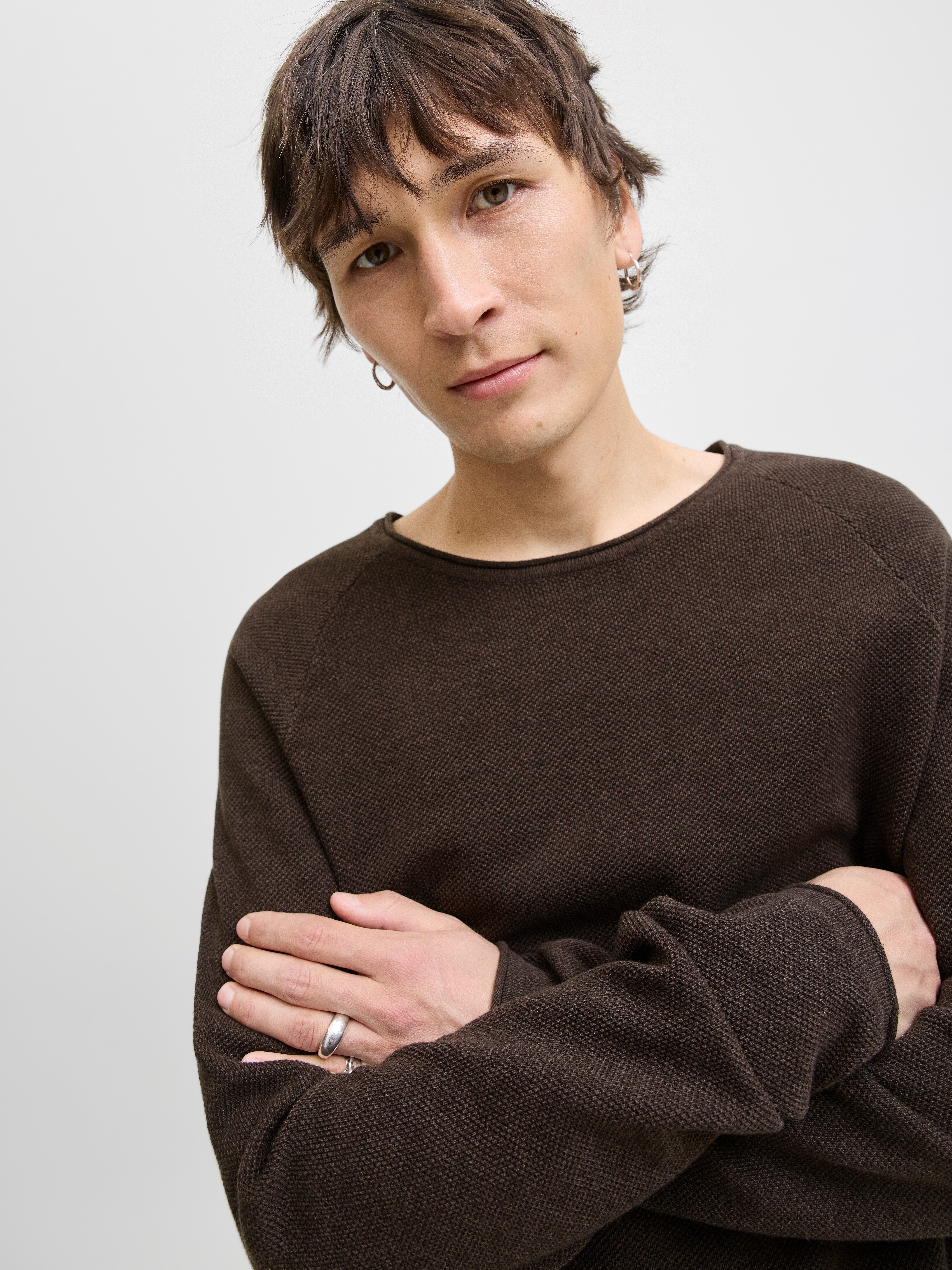 Jack & Jones Rundhalspullover JJEHILL KNIT günstig online kaufen