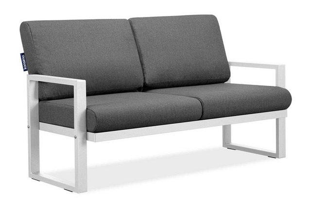 Konsimo Loungesofa FRENA Gartensofa 2-Sitzer, hergestellt in der EU, 1x Gar günstig online kaufen