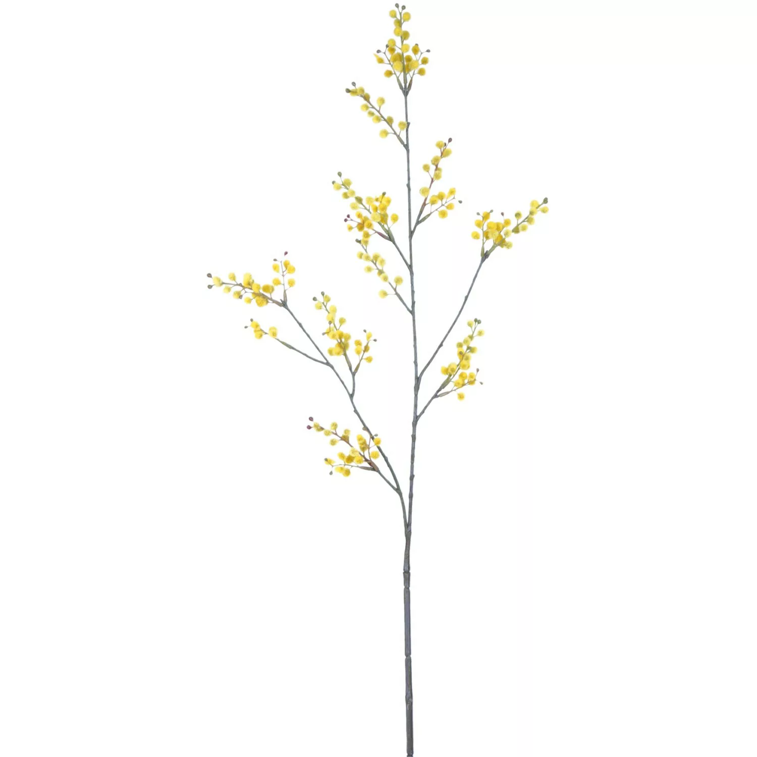 Kunstfloristik Mimosa-Zweig 85 cm Gelb günstig online kaufen