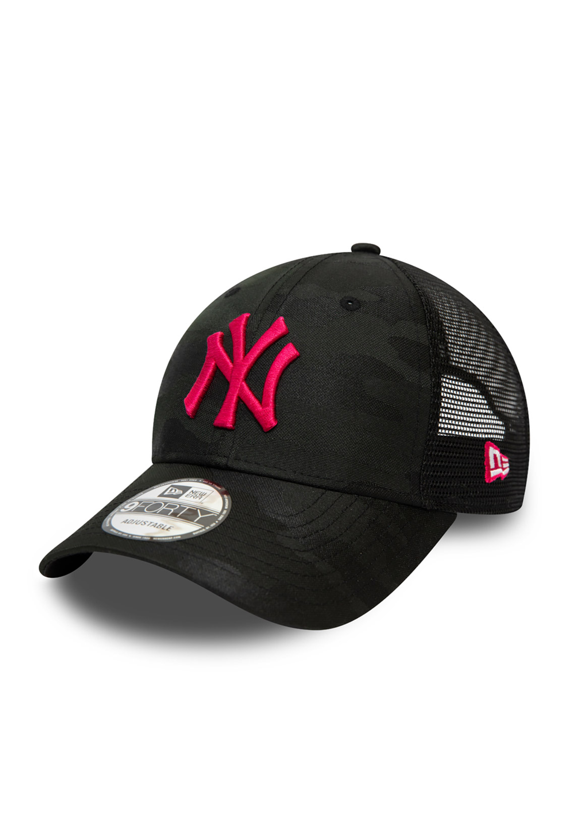 New Era Home Field 9Forty Trucker Adjustable Cap NY YANKEES Schwarz Pink günstig online kaufen