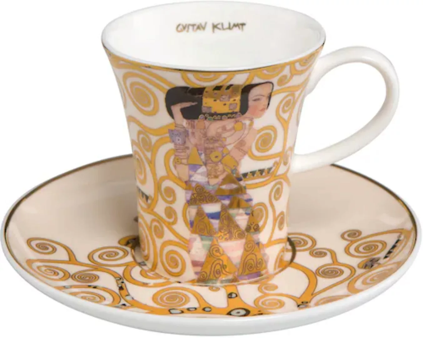 Goebel Espressotasse Gustav Klimt - Die Erwartung bunt günstig online kaufen