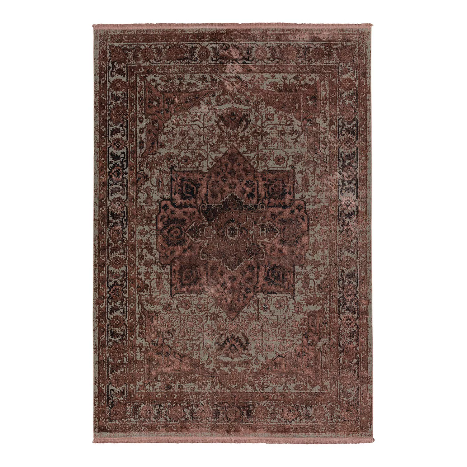 Teppich Velvet • Vintageteppich • 4 Groessen - Altrosa / 200 x 290 cm günstig online kaufen