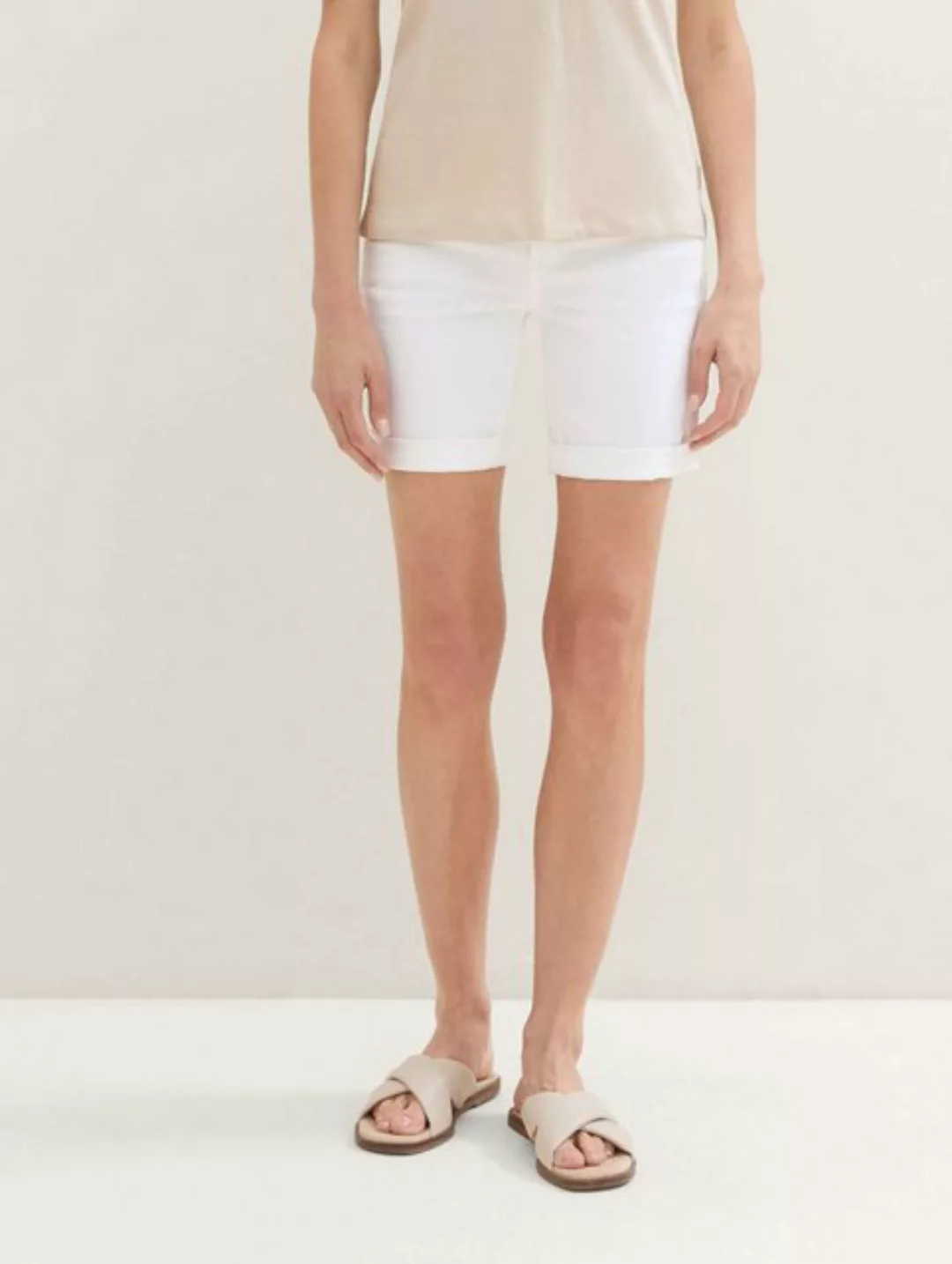 TOM TAILOR Jeansshorts Alexa Slim Bermuda mit Bio-Baumwolle günstig online kaufen