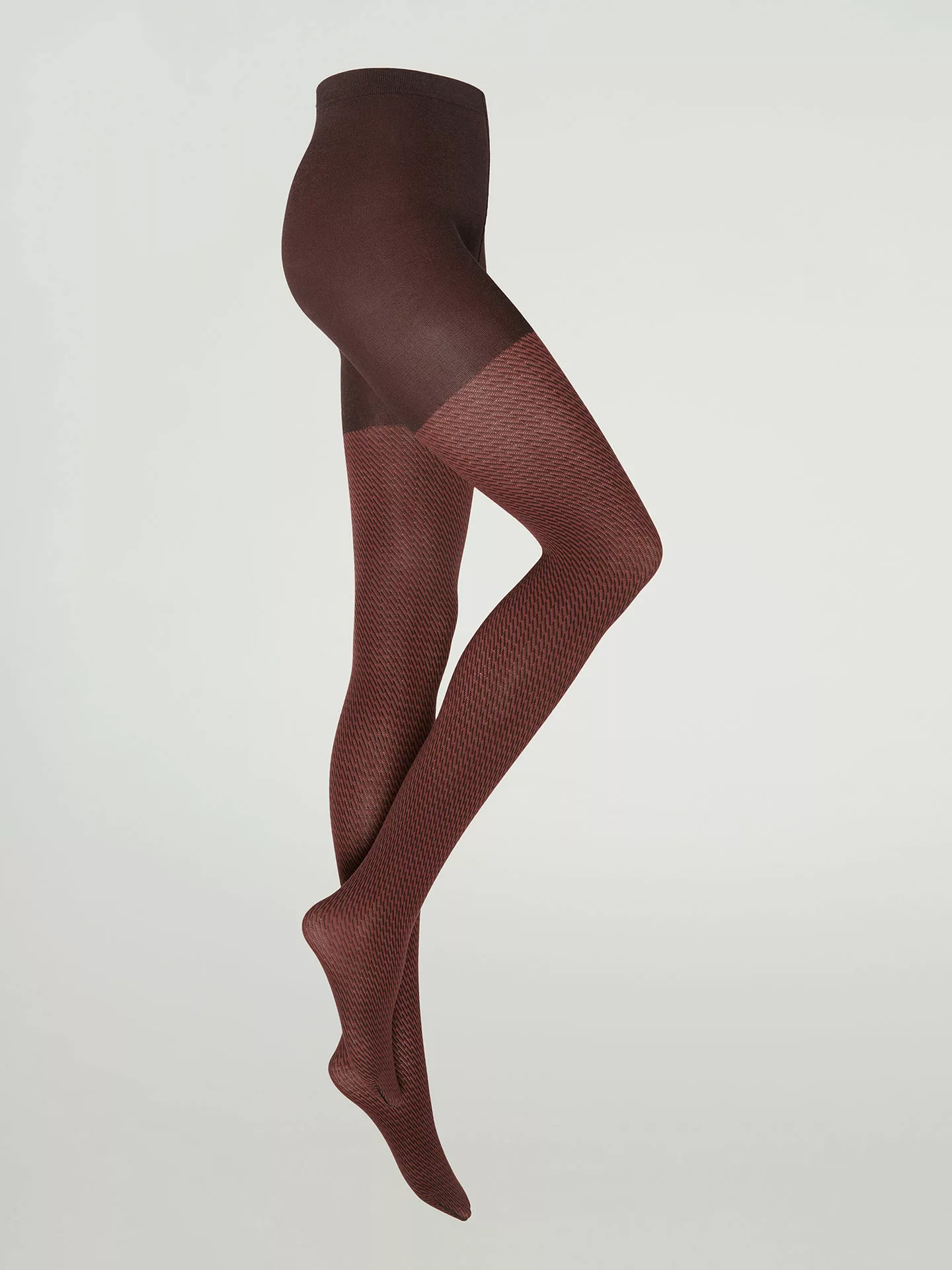 Wolford - Jackie Tights, Frau, black/acai, Größe: XL günstig online kaufen