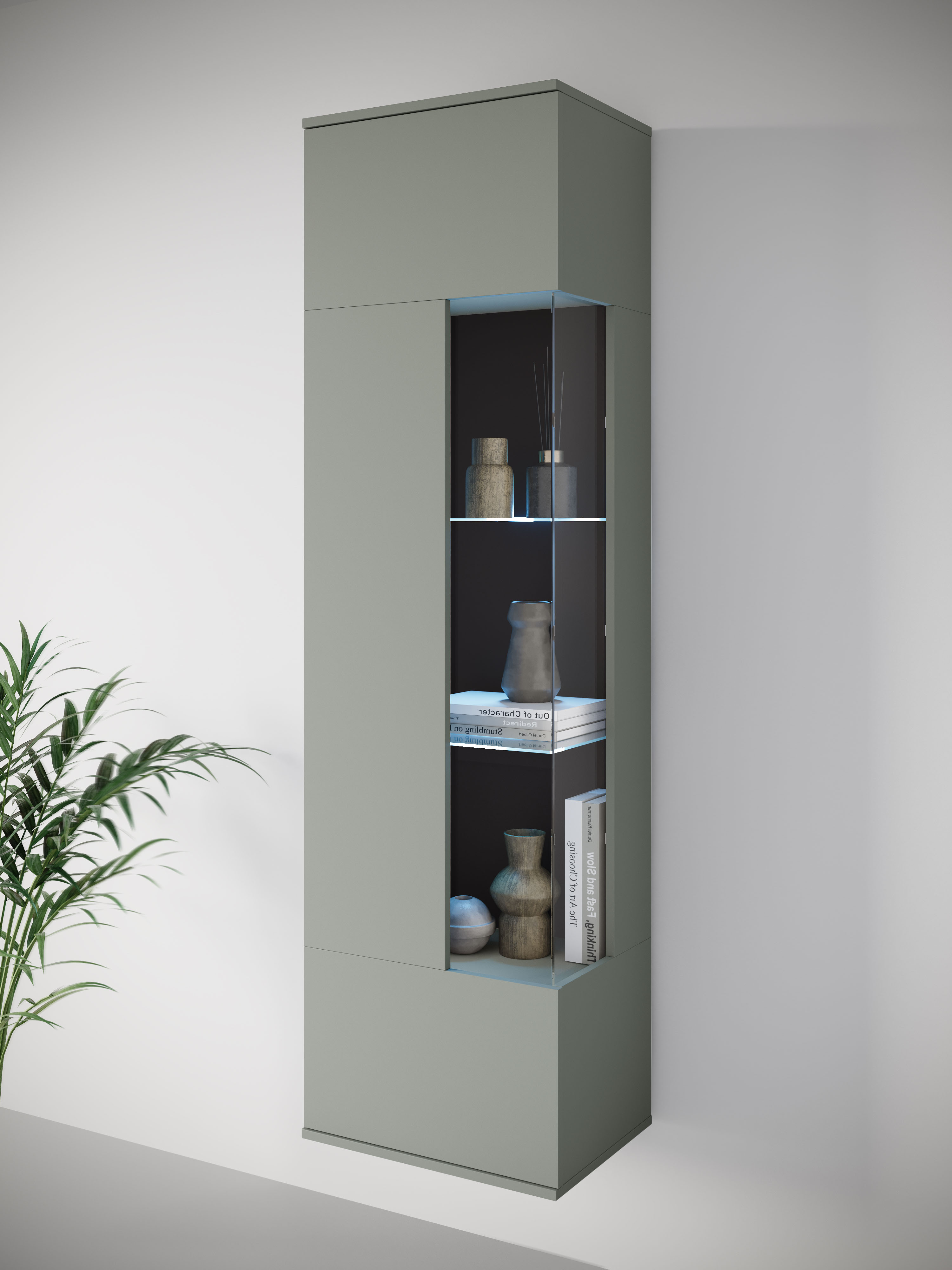 INOSIGN Vitrine "Kenia, stehend und hängend, Türanschlag wechselbar", (1 St günstig online kaufen