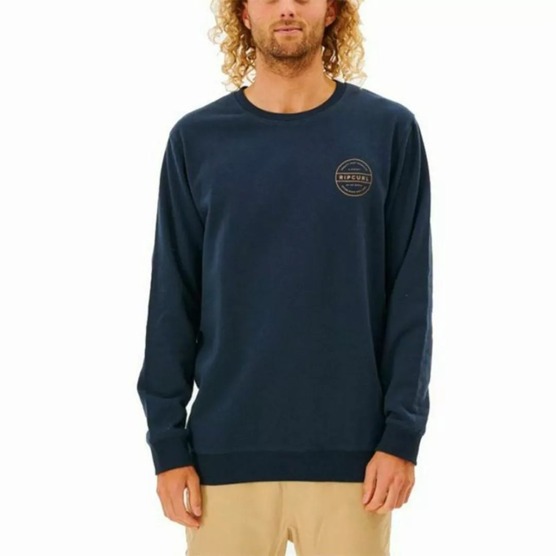 Rip Curl Sweater Herren Sweater ohne Kapuze Rip Curl Re Entry Crew Marinebl günstig online kaufen