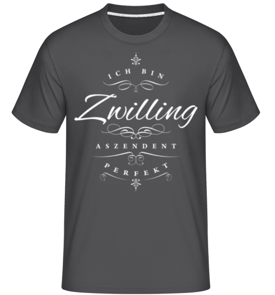 Ich Bin Zwilling Aszendent Perfekt · Shirtinator Männer T-Shirt günstig online kaufen