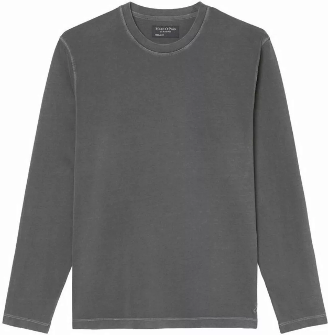 Marc O'Polo Langarmshirt T-shirt, long sleeve, crew neck, embroidery günstig online kaufen