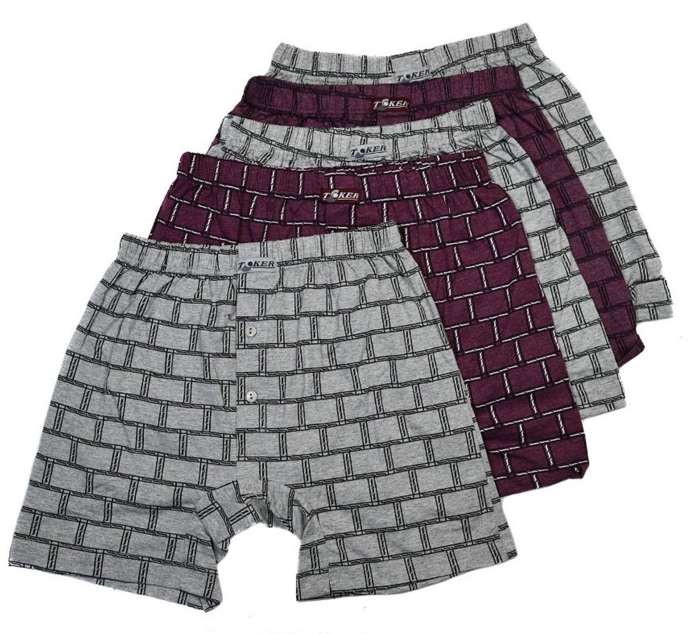 Toker Collection® Boxershorts Herren Boxershort kariert günstig online kaufen
