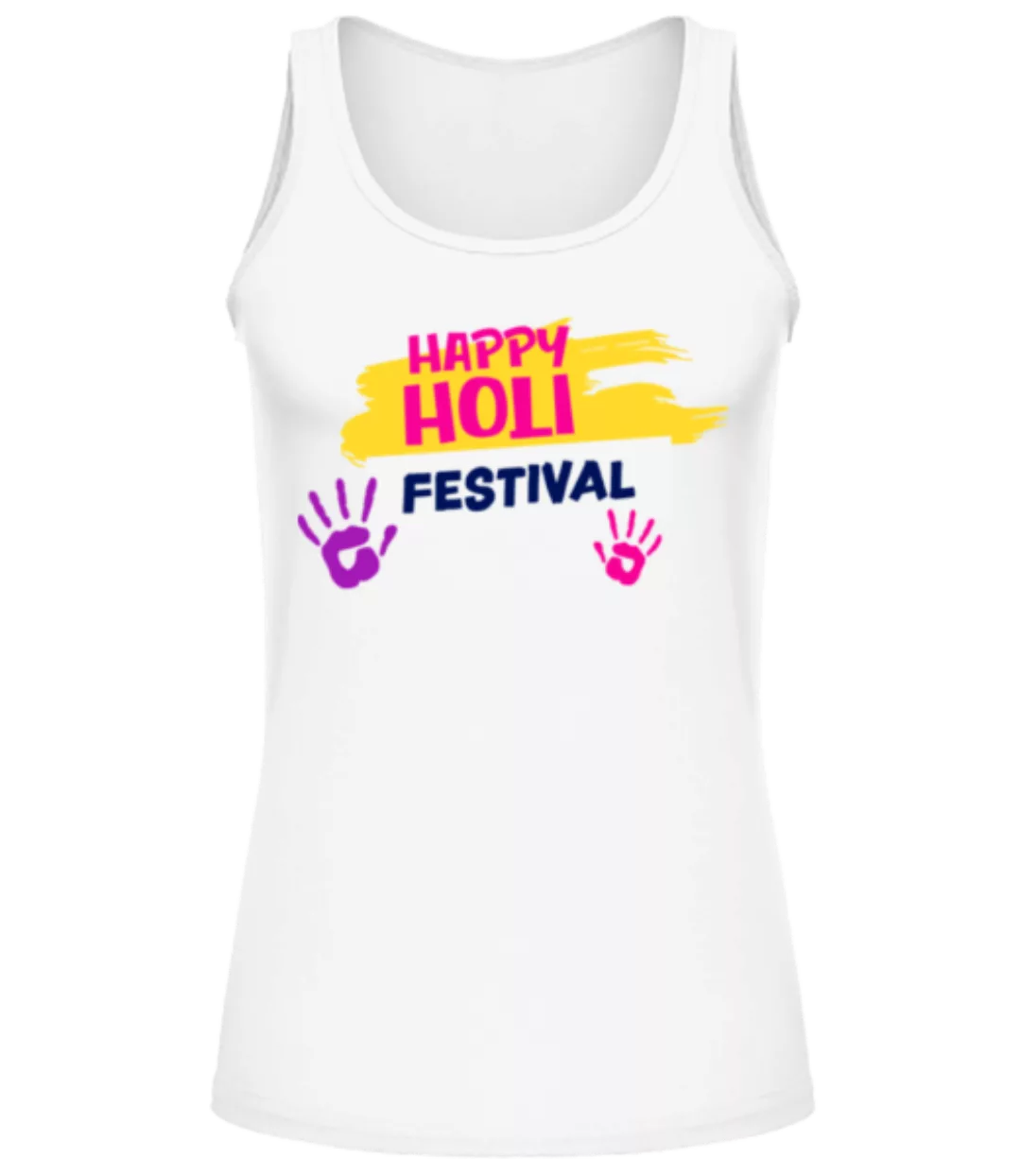 Happy Holi Square · Frauen Tank Top günstig online kaufen