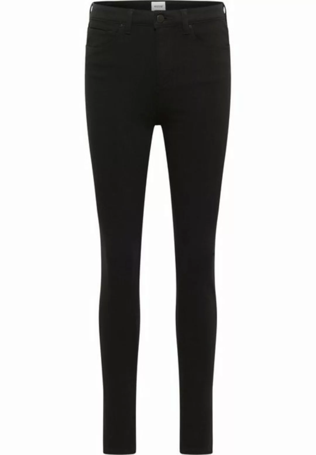 Mustang Damen Jeans GEORGIA Super Skinny Fit - Schwarz - Black Denim günstig online kaufen