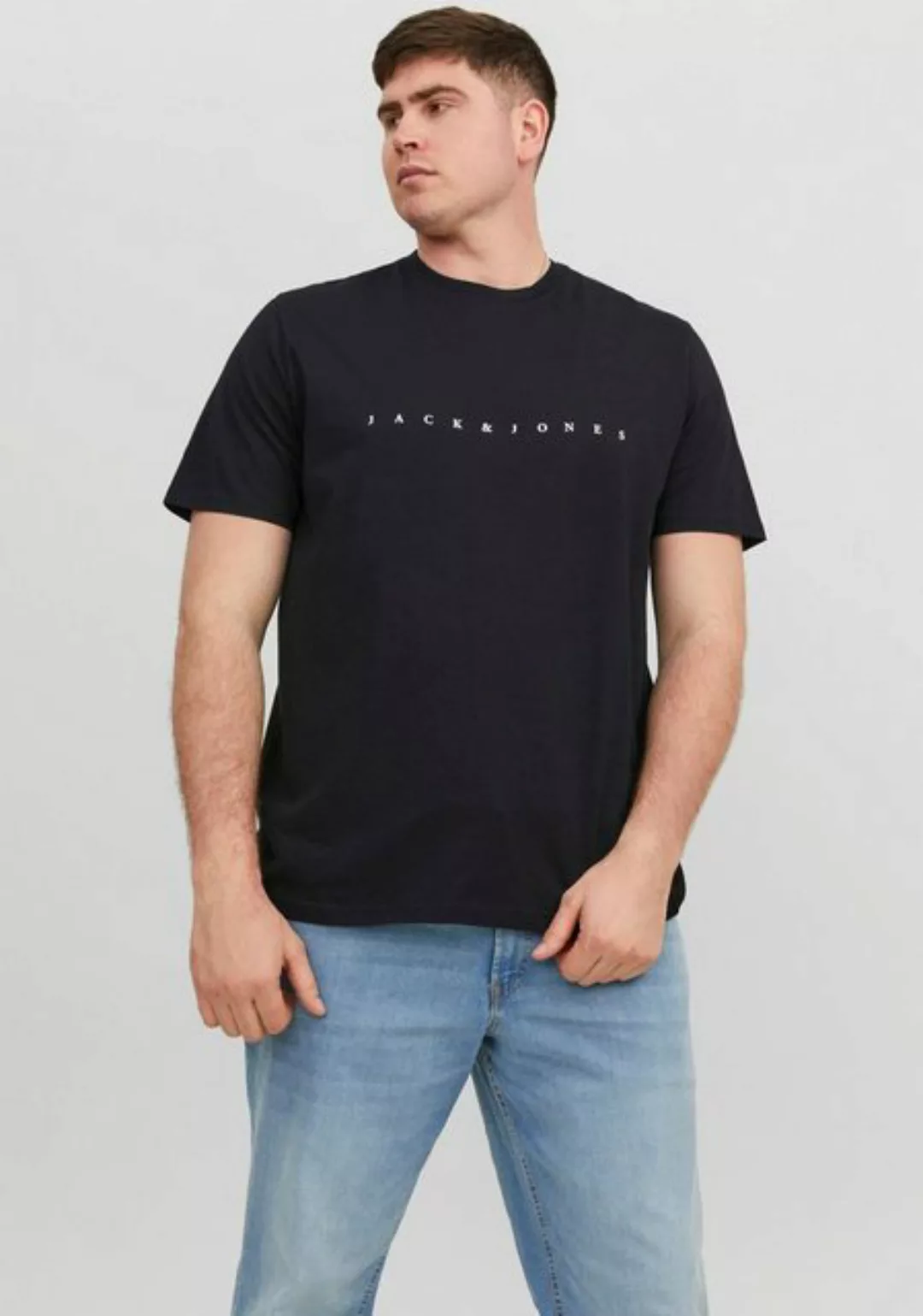 Jack & Jones PlusSize Rundhalsshirt JJESTAR JJ TEE SS NOOS PLS mit Logo Sch günstig online kaufen