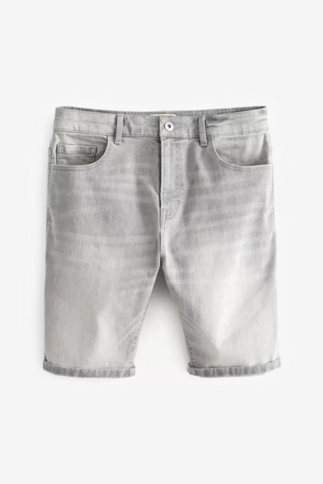 Next Jeansshorts Straight Fit Jeansshorts mit Stretch (1-tlg) günstig online kaufen