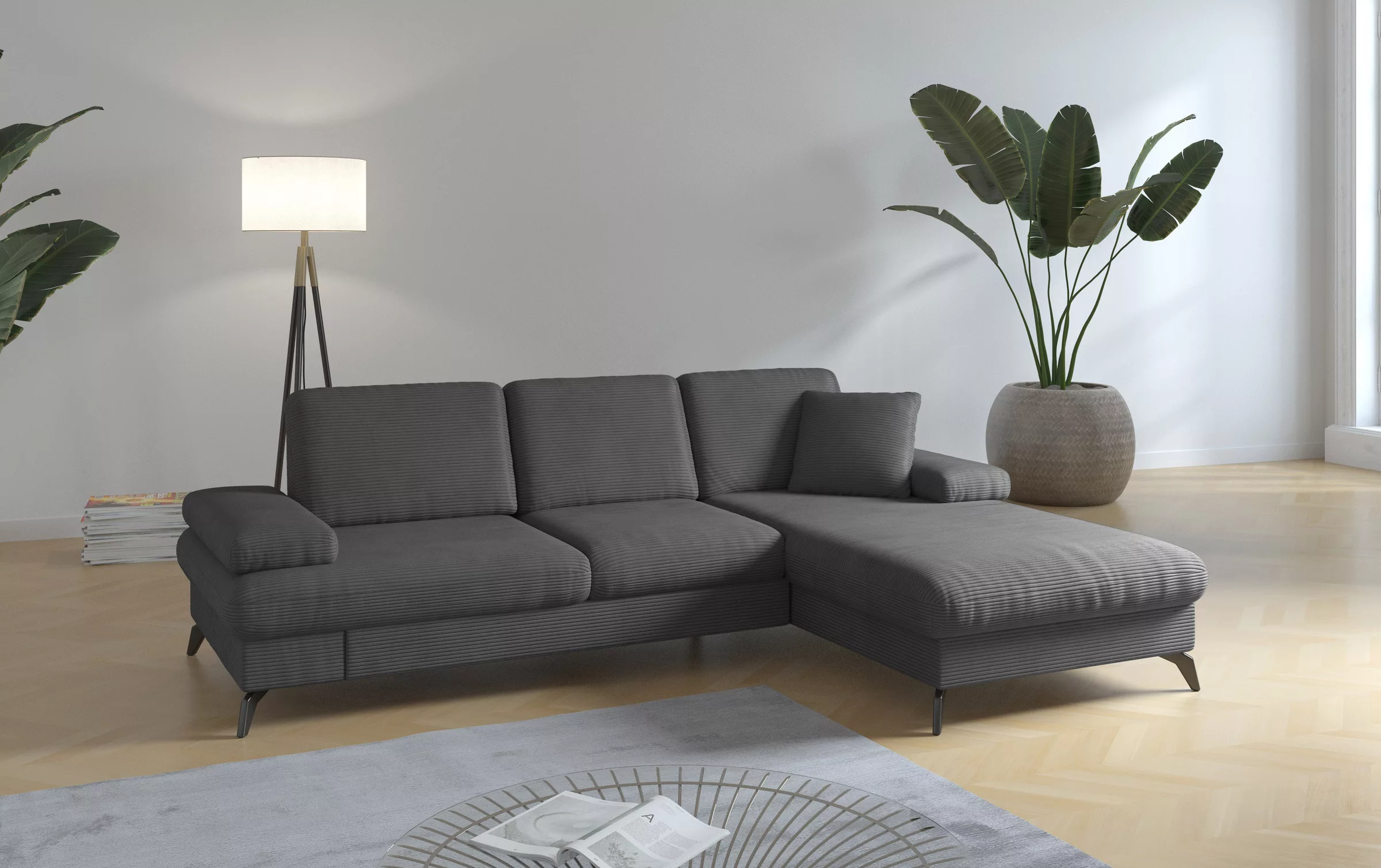 sit&more Ecksofa "Morris Jubi L-Form, inklusive XXL-Liegefläche, bzw. Schla günstig online kaufen