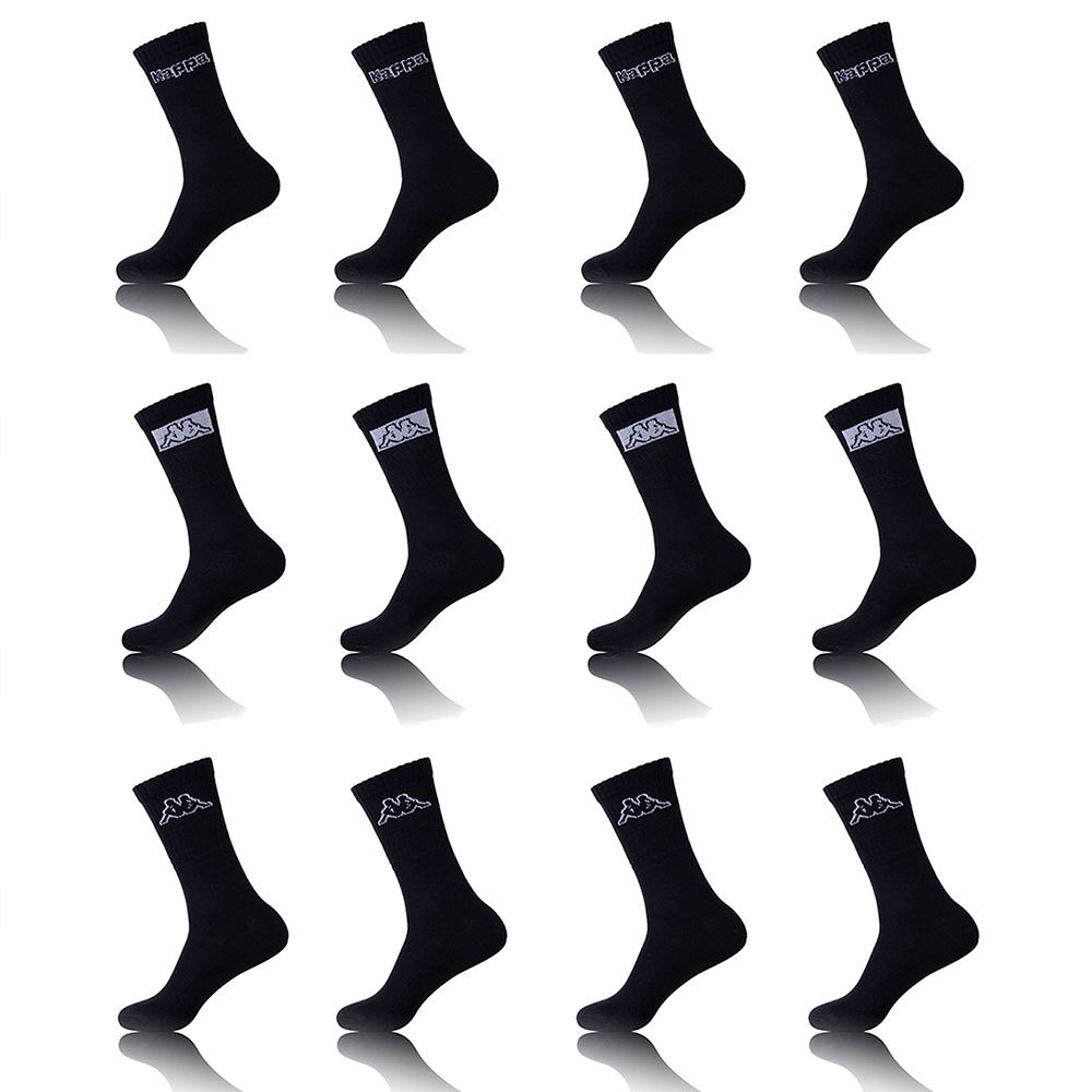 Kappa Socken 12 Paare EU 39-42 Black günstig online kaufen