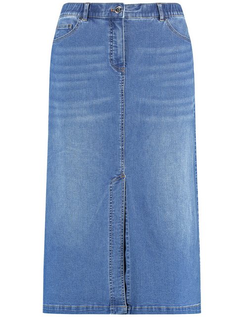 Samoon Maxirock Jeansrock in Midilänge günstig online kaufen