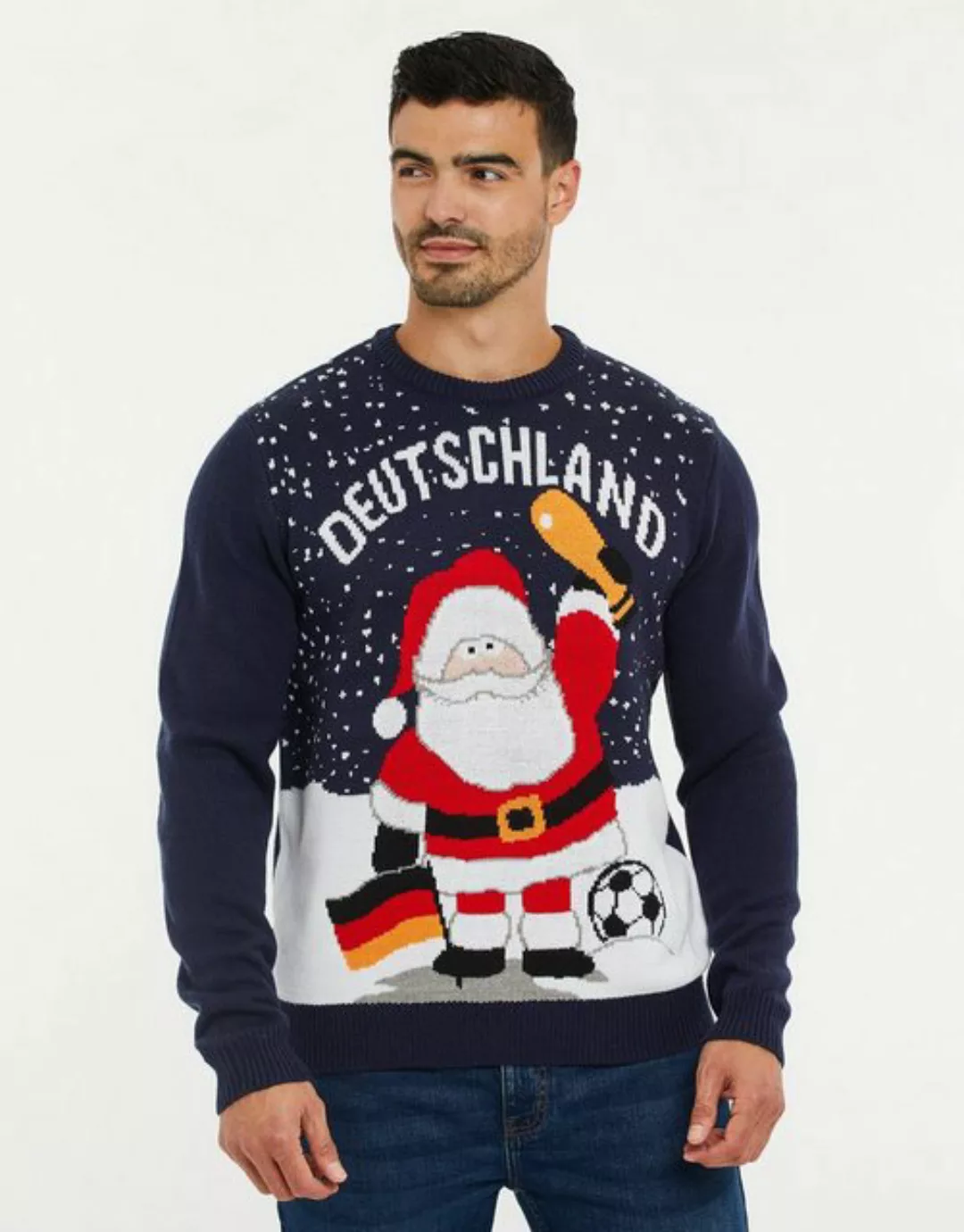Threadbare Weihnachtspullover THB Xmas Jumper Germany günstig online kaufen