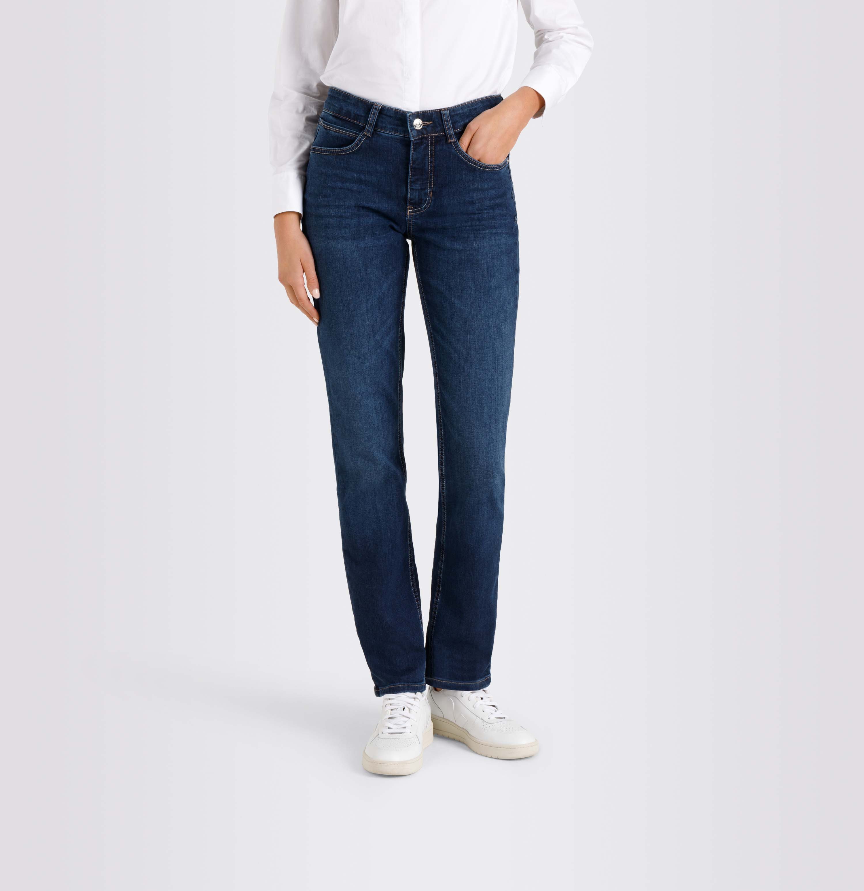 MAC Stretch-Jeans "Angela", schmal geschnitten günstig online kaufen