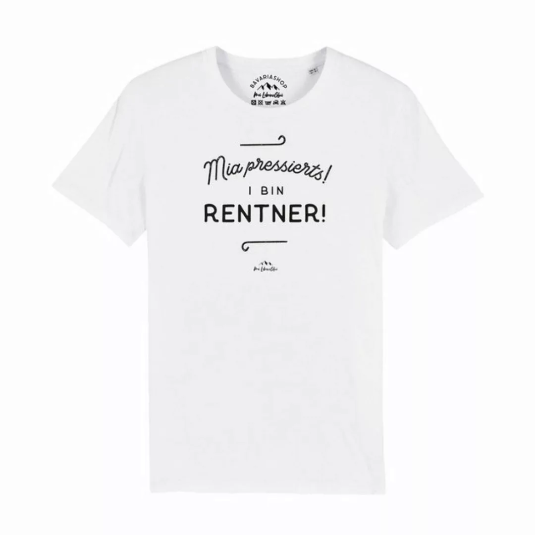 Bavariashop T-Shirt Herren T-Shirt "Mia pressierts, i bin Rentner günstig online kaufen